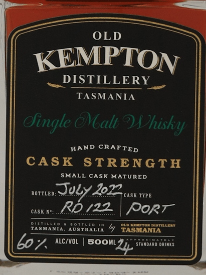 Old Kempton Port Cask - Bottle Of Japan