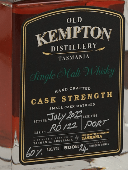 Old Kempton Port Cask - Bottle Of Japan