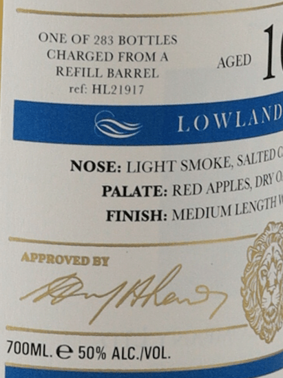 Old Malt Cask Annandale 10 Year Old 2015 Peated - Bottle Of Japan