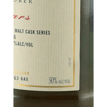 Load image into Gallery viewer, Old Malt Cask Benriach 12 Year Old 2010 25th Anniversary Single Malt Scotch Whisky 50% 700ml - strength and lot code detail