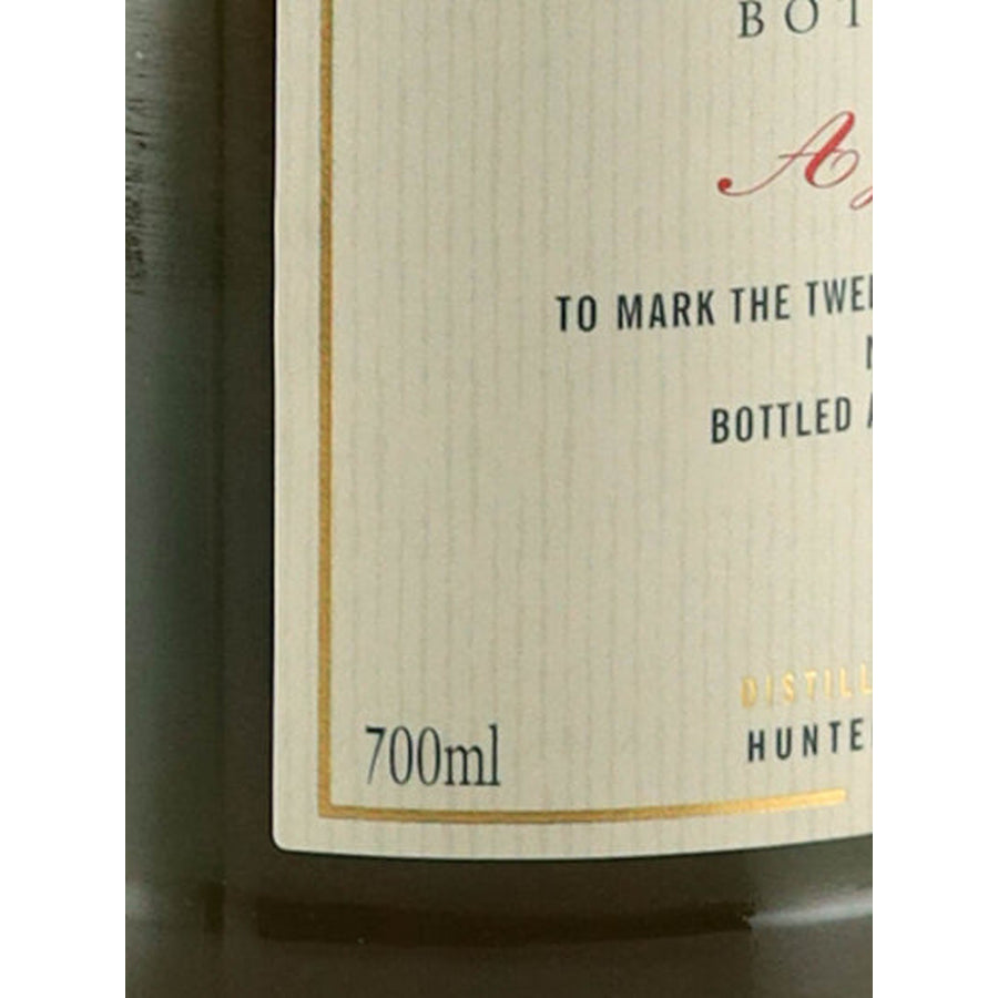 Old Malt Cask Benriach 12 Year Old 2010 25th Anniversary Single Malt Scotch Whisky 50% 700ml - volume label detail