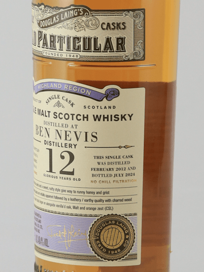Old Particular Ben Nevis 12 Year Old 2012 - Bottle Of Japan