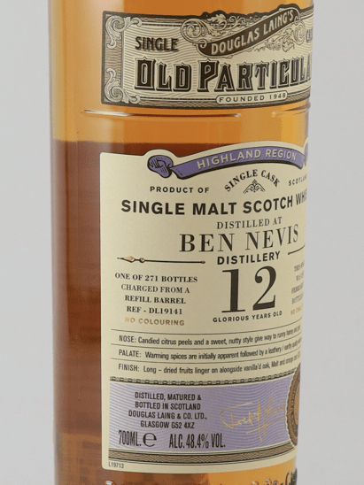 Old Particular Ben Nevis 12 Year Old 2012 - Bottle Of Japan