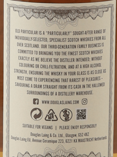 Old Particular Ben Nevis 12 Year Old 2012 - Bottle Of Japan