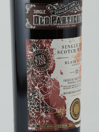 Old Particular Blair Athol 13 Year Old 2011 - Bottle Of Japan