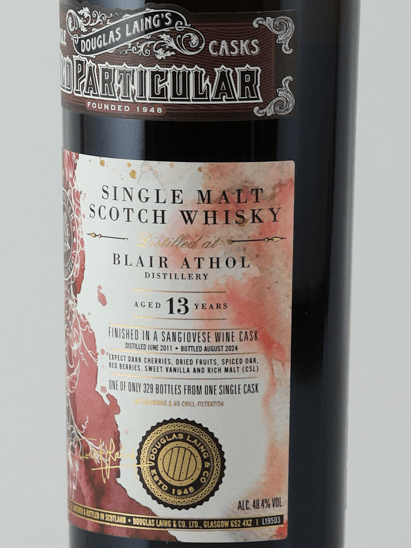 Old Particular Blair Athol 13 Year Old 2011 - Bottle Of Japan