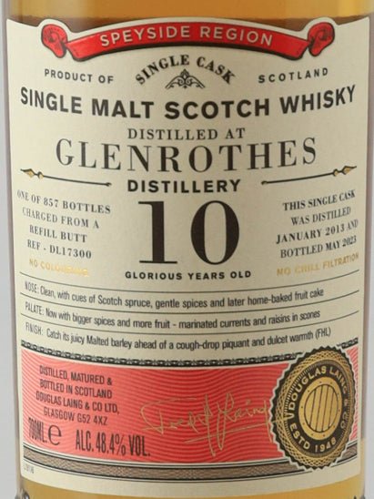 Old Particular Glenrothes 10 Year Old 2013 - Bottle Of Japan