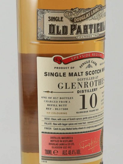 Old Particular Glenrothes 10 Year Old 2013 - Bottle Of Japan