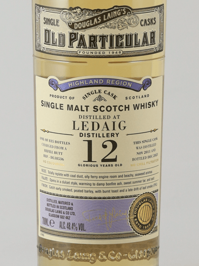 Old Particular Ledaig 12 Year Old 2011 - Bottle Of Japan