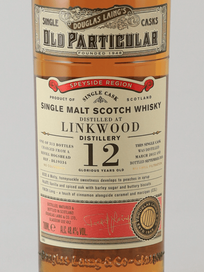 Old Particular Linkwood 12 Year Old 2012 - Bottle Of Japan