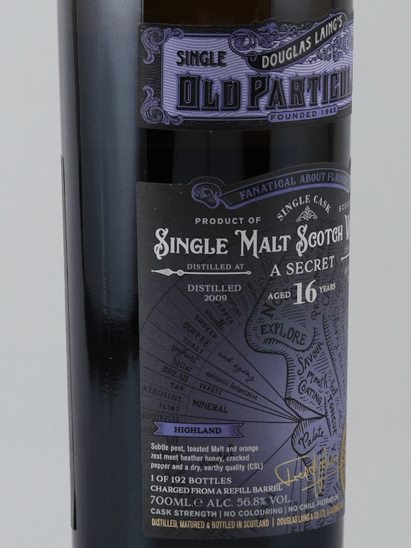 Old Particular Secret Highland 16 Year Old 2009 - Bottle Of Japan