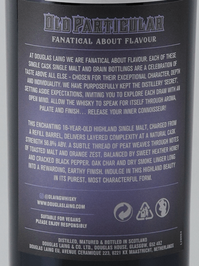 Old Particular Secret Highland 16 Year Old 2009 - Bottle Of Japan