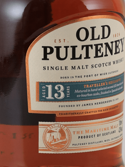 Old Pulteney 13 Year Old 1L - Bottle Of Japan