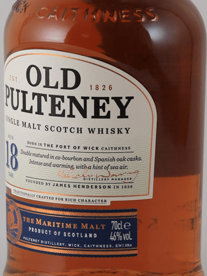 Old Pulteney 18 Year Old 2023 Bottling - Bottle Of Japan