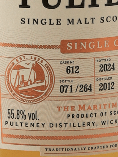 Old Pulteney 2012/2024 Single Cask No.612 for MMWM2024 - Bottle Of Japan