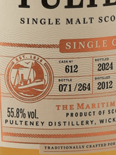 Load image into Gallery viewer, Old Pulteney 2012/2024 Single Cask No.612 for MMWM2024 - Bottle Of Japan