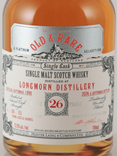 Load image into Gallery viewer, Old &amp; Rare Longmorn 26 Year Old 1998 - Bottle Of Japan
