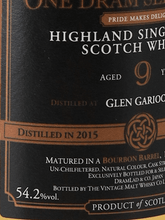 Load image into Gallery viewer, One Dram Selection Glen Garioch 9 Year Old 2015 - Bottle Of Japan