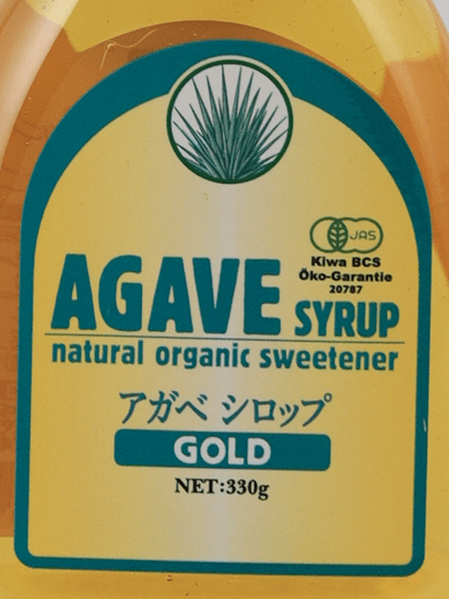 Organic Agave Syrup GOLD 330g - Bottle Of Japan