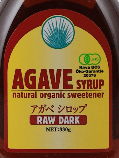 Organic Agave Syrup RAWDARK 330g - Bottle Of Japan