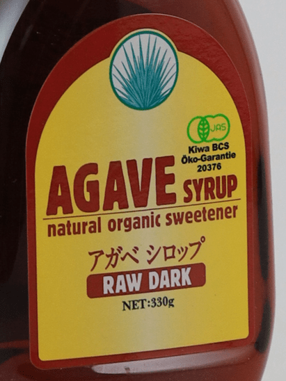 Organic Agave Syrup RAWDARK 330g - Bottle Of Japan