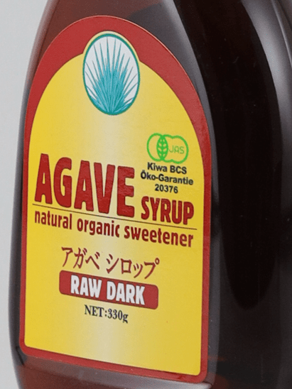 Organic Agave Syrup RAWDARK 330g - Bottle Of Japan