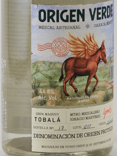 Origen Verde Tobala 4 Year Old - Bottle Of Japan