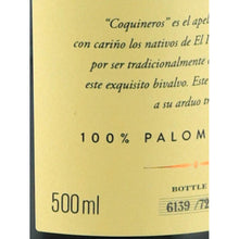 Load image into Gallery viewer, Osborne Coquinero Fino En Rama 500ml - volume and bottling number