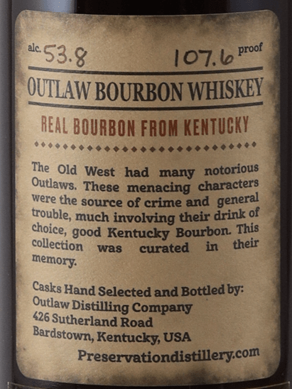 Outlaw Wild Bill Hickok - Bottle Of Japan