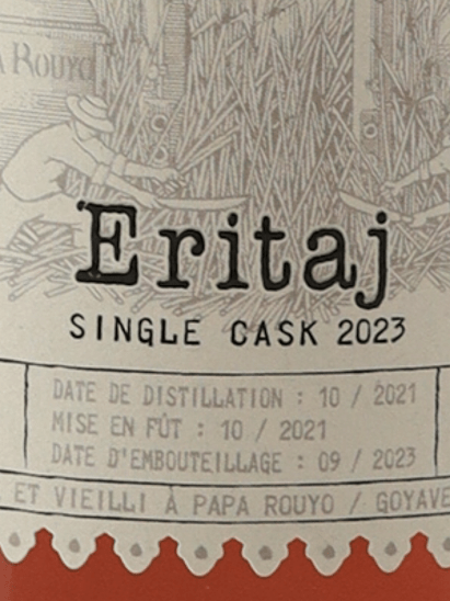 Papa Ruyo Rum ESB Heritage Single Cask Batch 2 - Bottle Of Japan