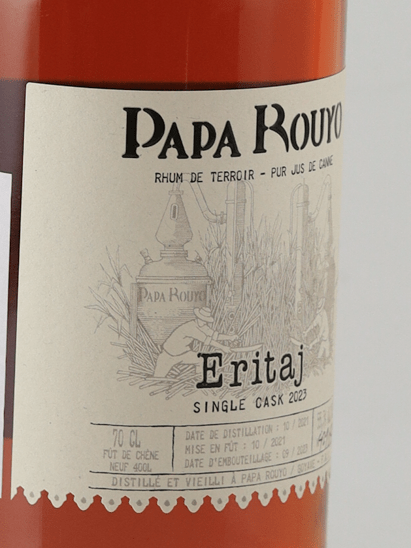 Papa Ruyo Rum ESB Heritage Single Cask Batch 2 - Bottle Of Japan