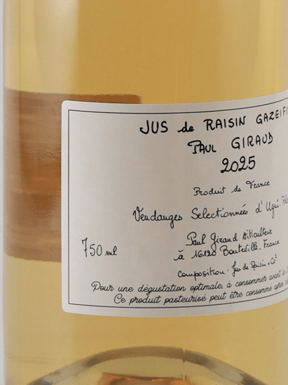 Paul Giraud Sparkling Grape Juice 2025 - Bottle Of Japan