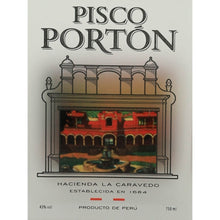 Load image into Gallery viewer, Pisco Porton Negra Criolla Mosto Verde - front label