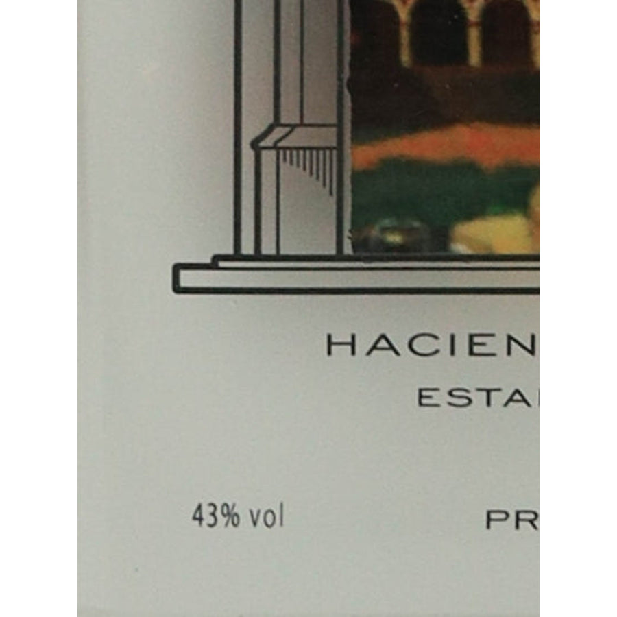 Pisco Porton Torontel Mosto Verde - abv label detail