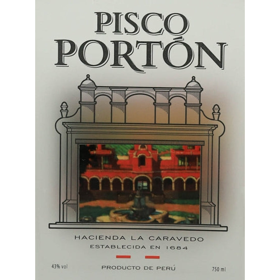 Pisco Porton Torontel Mosto Verde - front label