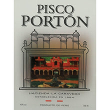 Load image into Gallery viewer, Pisco Porton Torontel Mosto Verde - front label