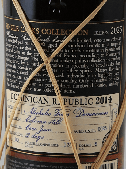 Plantation Single Cask Dominica 2014 - Bottle Of Japan