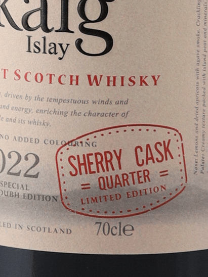 Port Askaig 2022 Sherry Cask Quarter Dihaoine Dubh Edition - Bottle Of Japan