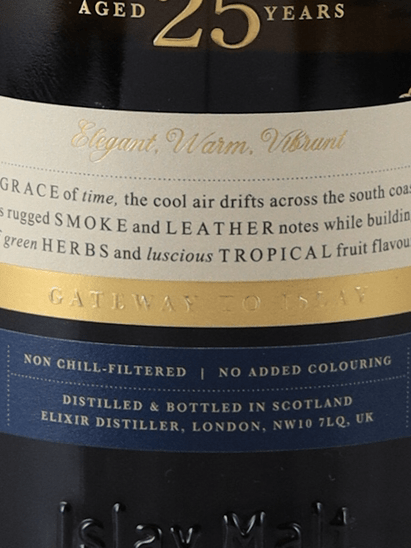 Port Askaig 25 Year Old - Bottle Of Japan