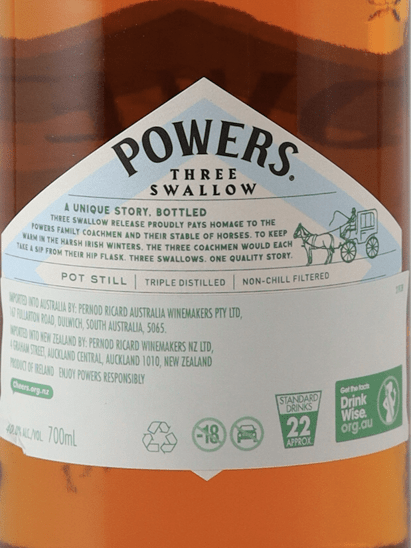 Powers Three Swallow - Bottle Of Japan