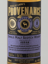 Load image into Gallery viewer, Provenance Arran 8 Year Old 2015 - Bottle Of Japan