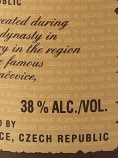 R. Jelinek Fernet Liqueur - Bottle Of Japan