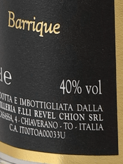 Revelchion Grappa della Serra Riserva Barrica - Bottle Of Japan