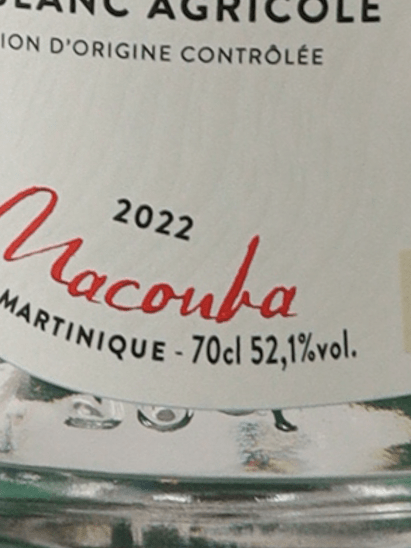Rhum Jm Blanc Bio Just Macouba 2022 - Bottle Of Japan