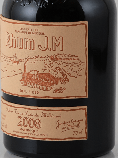 Rhum JM Millesime 15 Year Old 2008 - Bottle Of Japan
