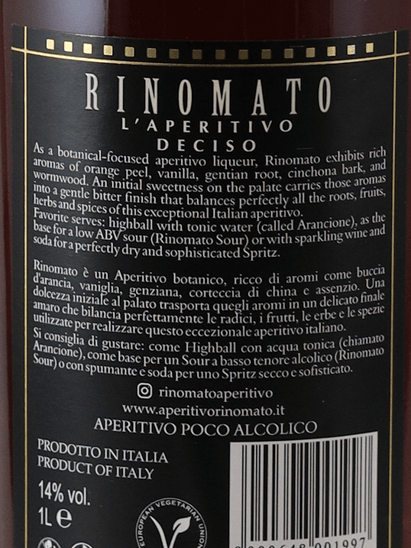 Rinomat Aperitivo - Bottle Of Japan