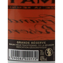 Load image into Gallery viewer, Riviere du Mat Grande Reserve Rum - back label abv and volume