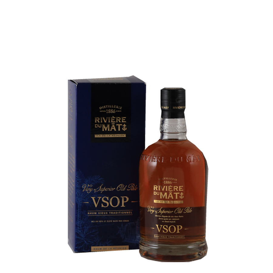 Riviere du Mat VSOP Rum - bottle and box