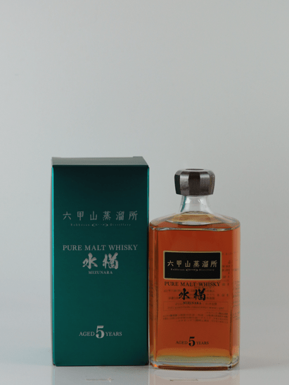 Rokkosan Pure Malt Whisky 5 Year Old Mizunara - Bottle Of Japan