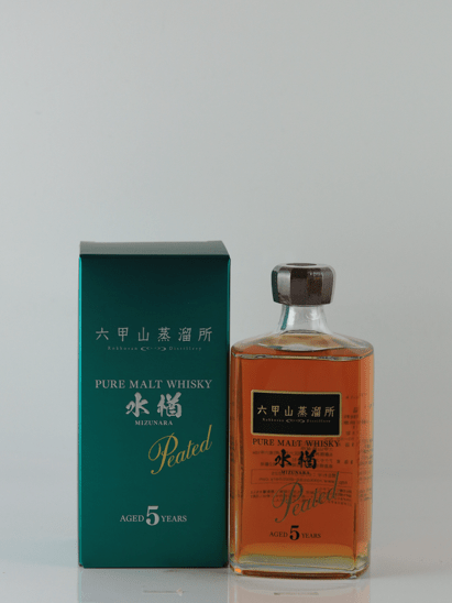 Rokkosan Pure Malt Whisky 5 Year Old Mizunara Peated - Bottle Of Japan